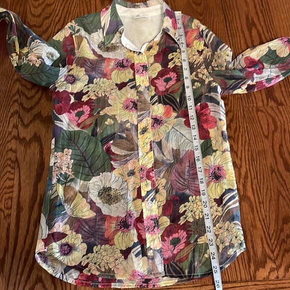 Jean Pierre Klifa PARIS Alice’s Garden Parktown button down shirt long sleeve XS - Picture 12 of 14